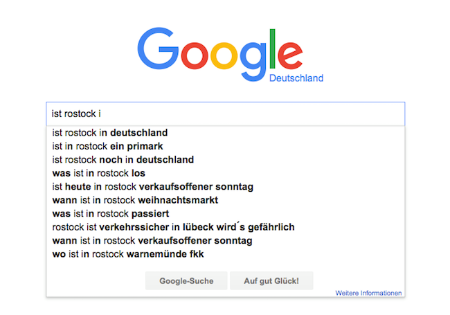 google rostock